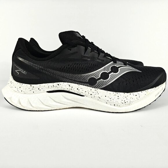 Saucony Endorphin Speed 4 Mens Size 12.5 Running Shoes Black Speckled S20940-100 - Picture 8 of 16
